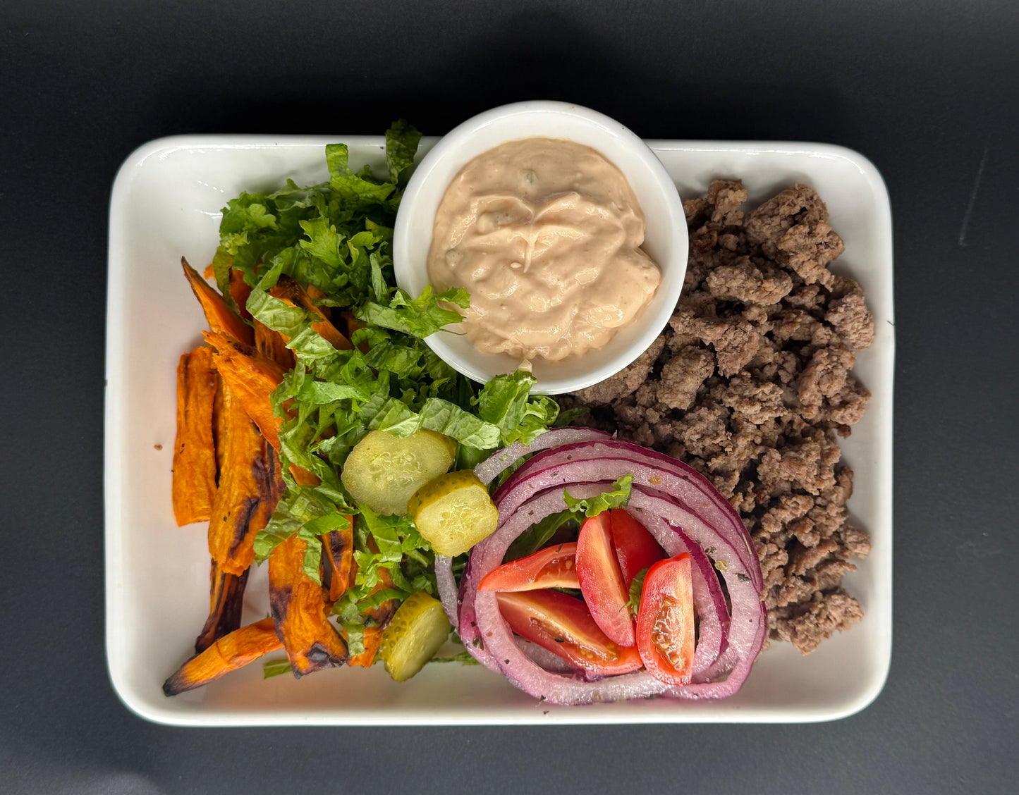 Prime Burger Plate