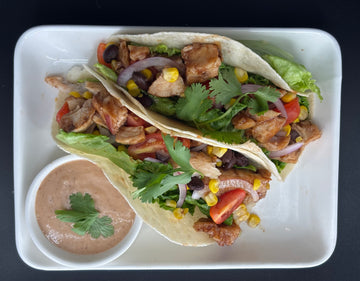 Cold BBQ chicken Hand Wraps