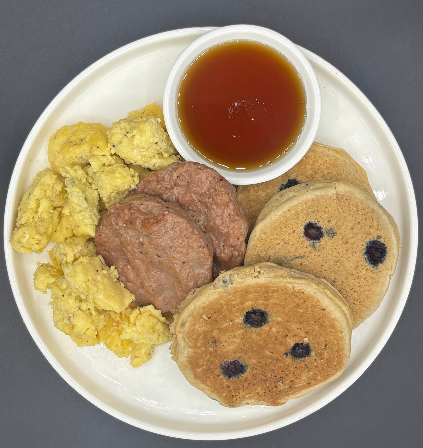 Blueberry Protein Pancakes