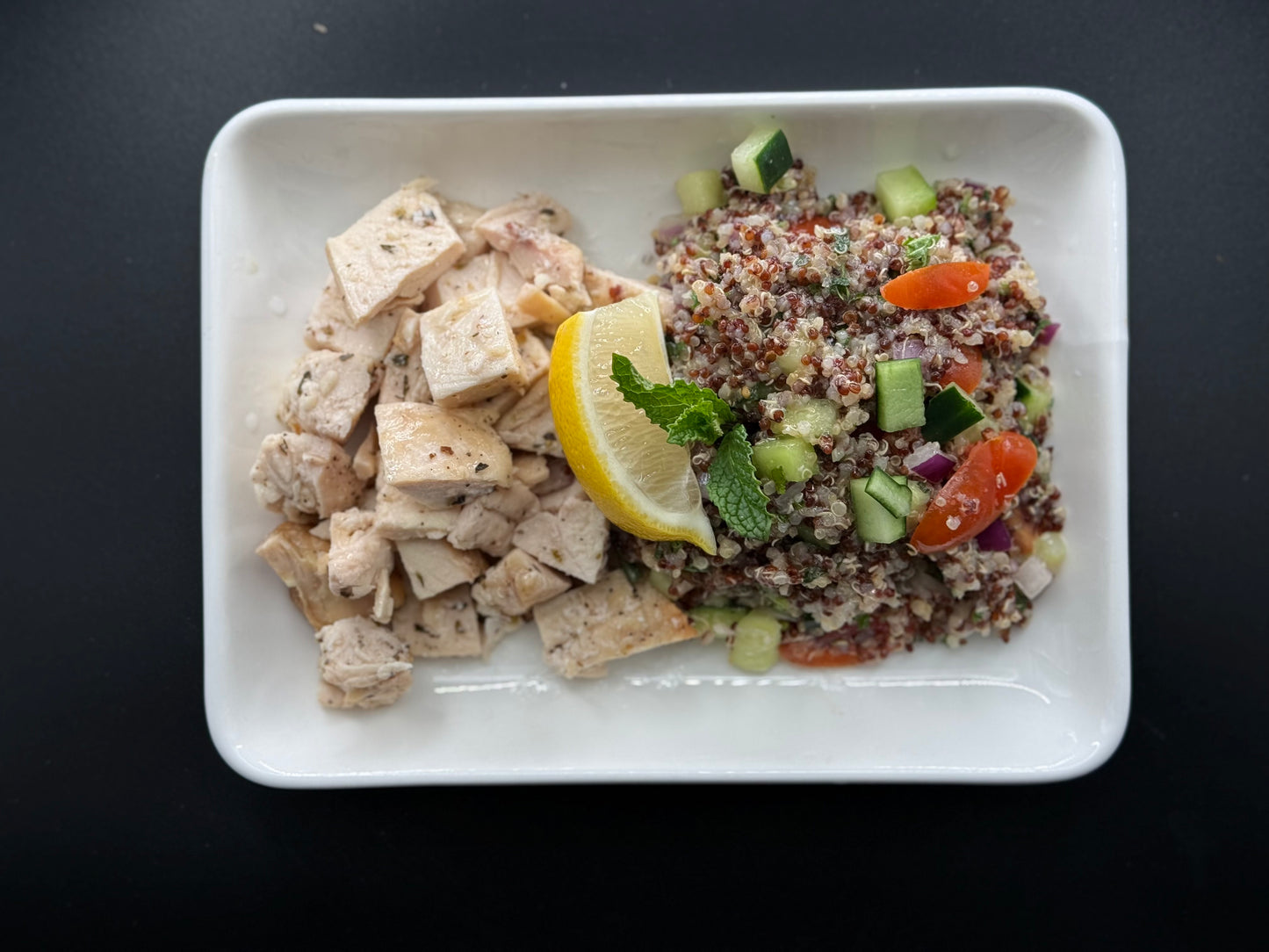 Mediterranean Herb Chicken with Quinoa Salad (F45 Irvine)
