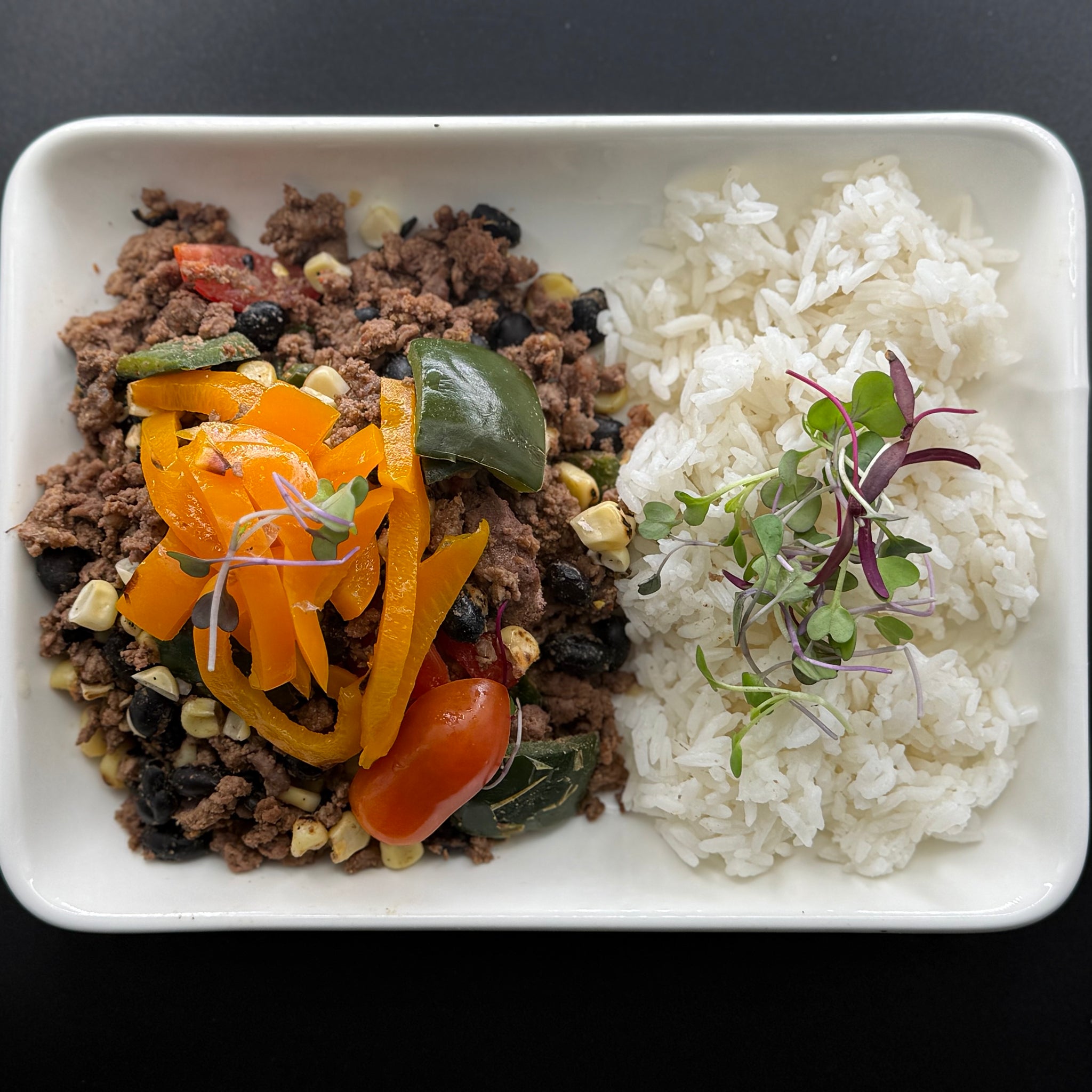 Beef Poblano Power Plate