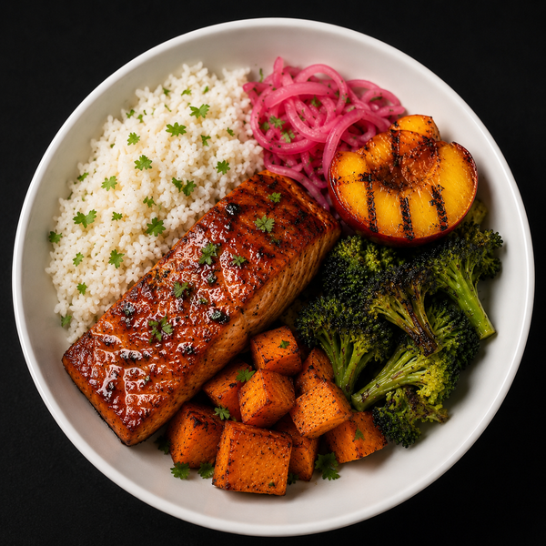Smokey Peach BBQ Salmon