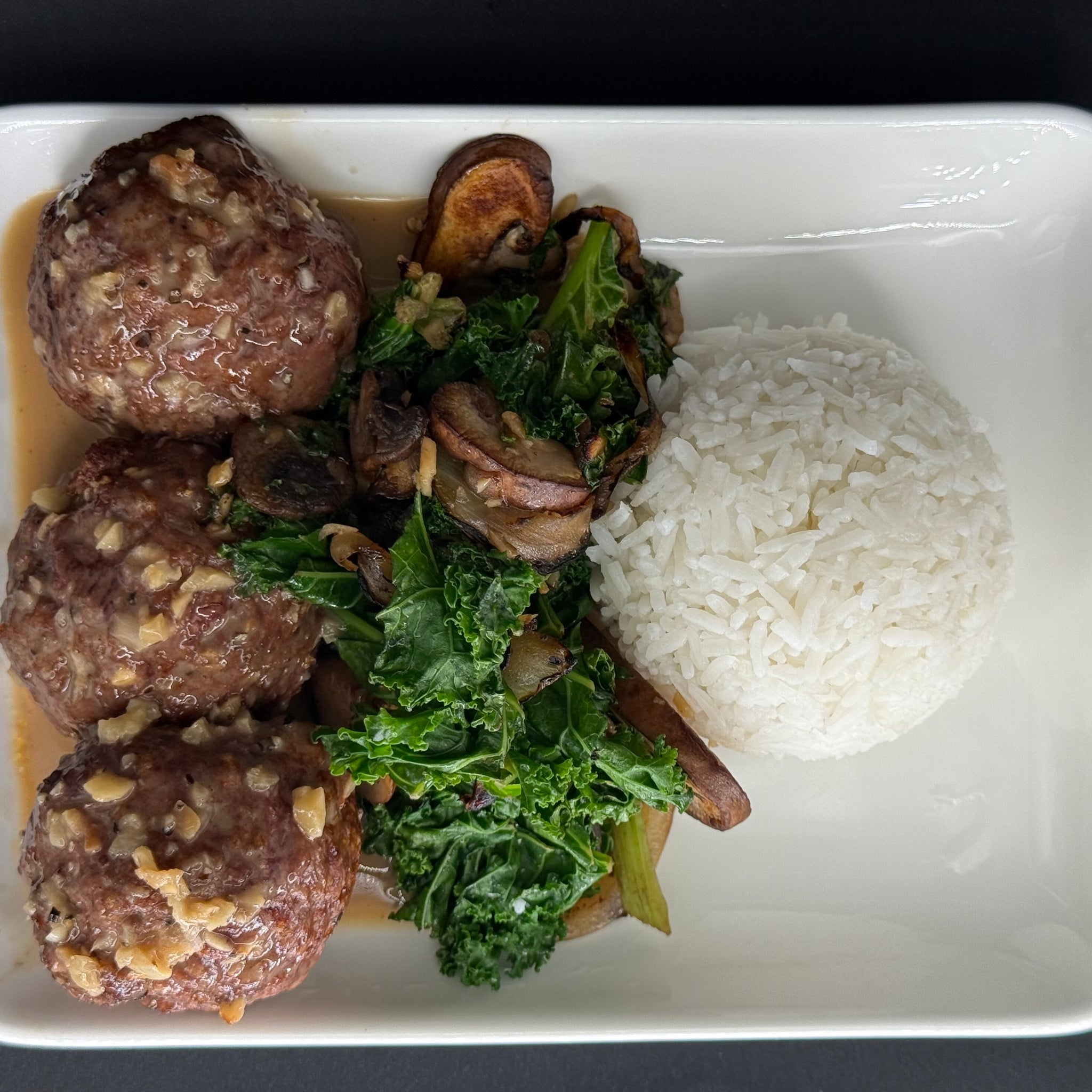 Peppercorn Bison Meatballs
