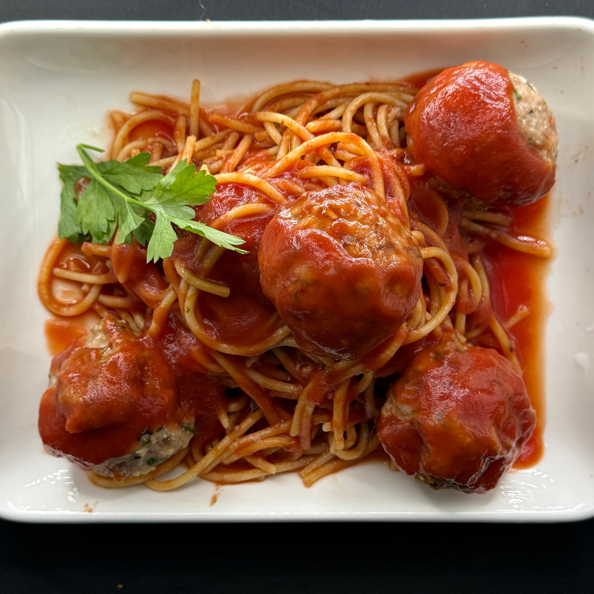 Turkey Marinara Spaghetti