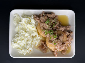 Biscuits And Turkey Gravy With Scrambled Egg Whites