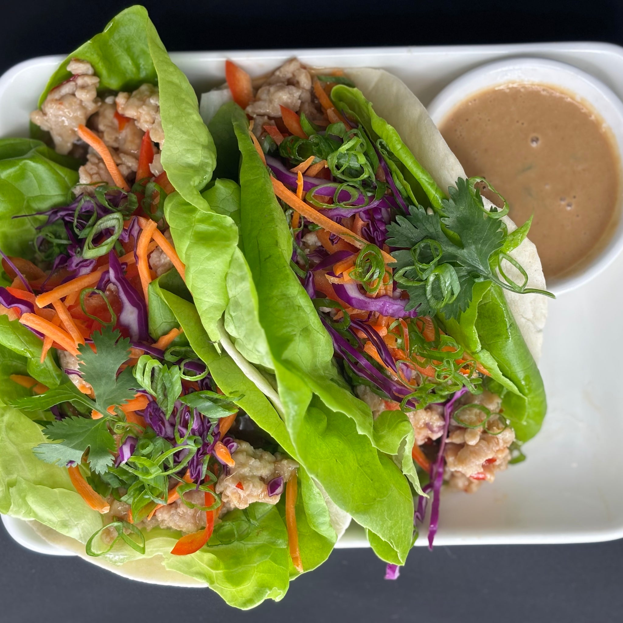 Thai Chicken Hand Wraps